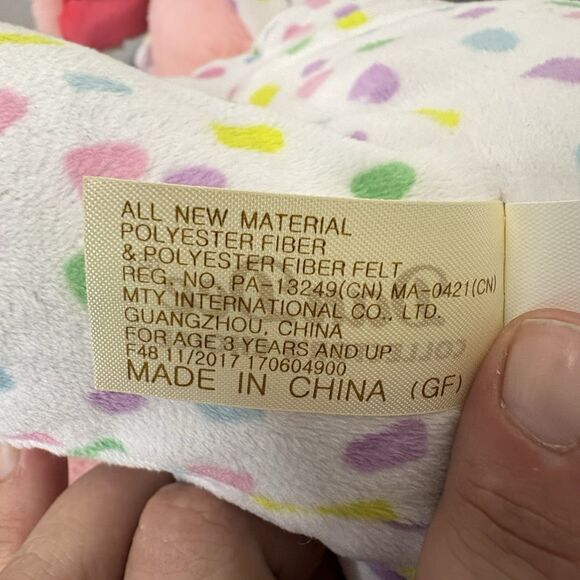 Dan Dee Easter Bunny Plush Pink Pig in Rabbit Costume 16 Inch Stuffed Animal Toy - Picture 10 of 11